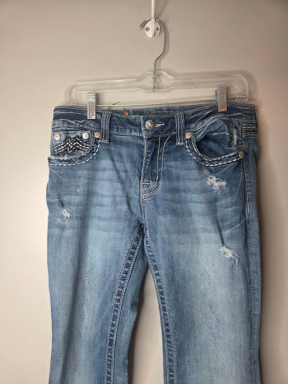 Miss Me Signature Boot Women’s 30 Medium Wash Denim Blue Jeans JD104686